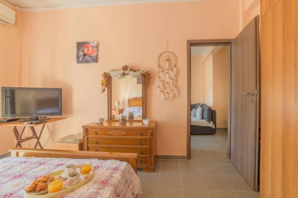 Bright Newly Renovated Apt Near Beach & Center+Ac Anemomylos Eksteriør billede