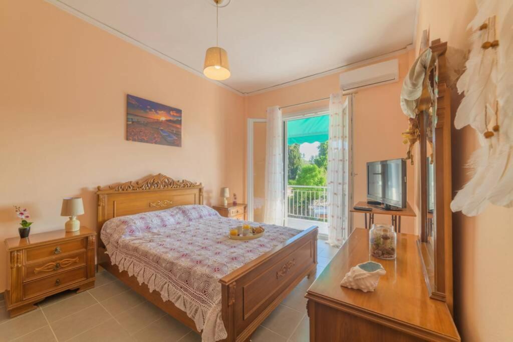 Bright Newly Renovated Apt Near Beach & Center+Ac Anemomylos Eksteriør billede