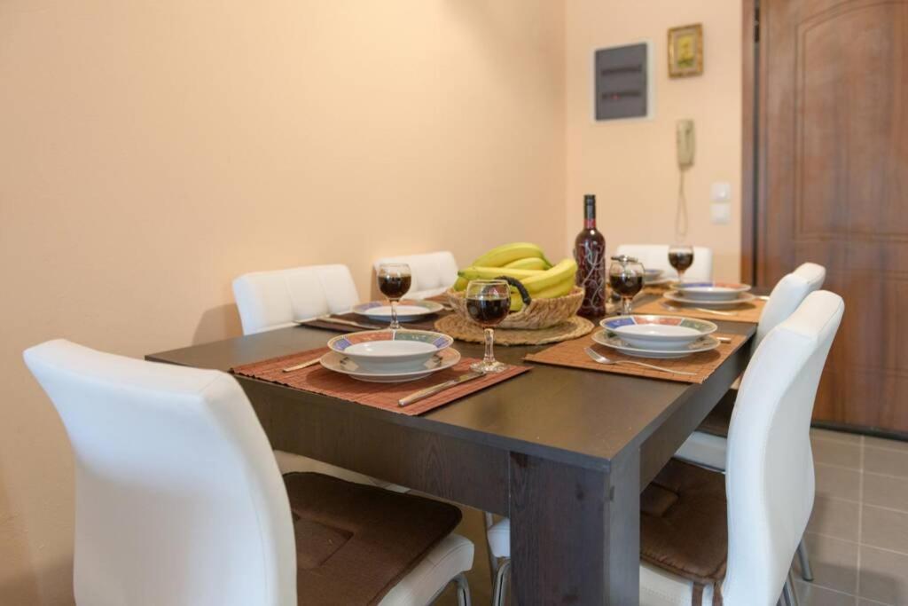 Bright Newly Renovated Apt Near Beach & Center+Ac Anemomylos Eksteriør billede